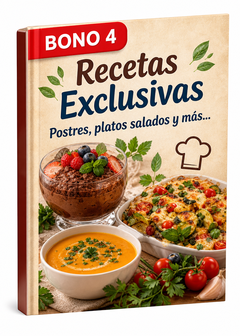 Recetas exclusivas: postres, platos salados y más